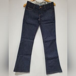 Oakley 90s/Y2k Darkwash Denim lowrise bootcut flare Jeans size 2